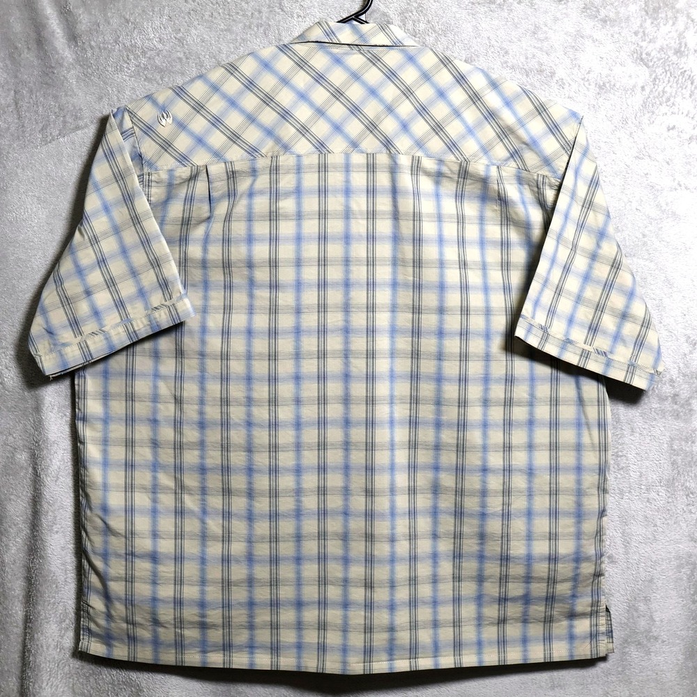 Blackhawk Warrior Wear 1700 Shirt Mens 3XL Beige Blue Plaid Tactical Pocket - Picture 5 of 10